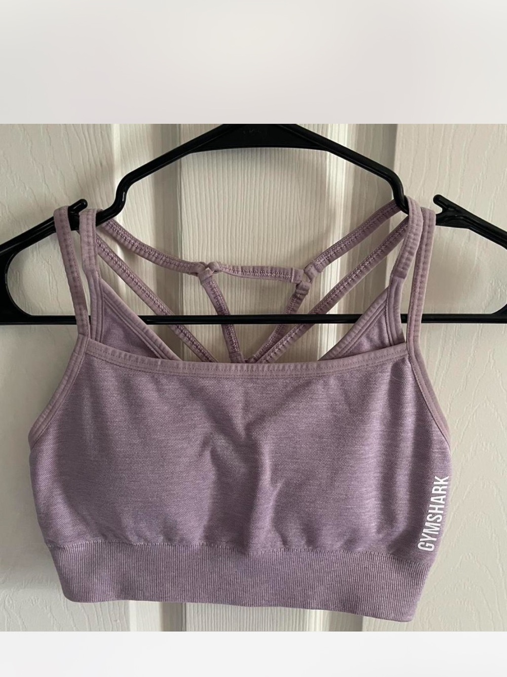 Gymshark Lavender Multi-Strap Seamless Sports Bra